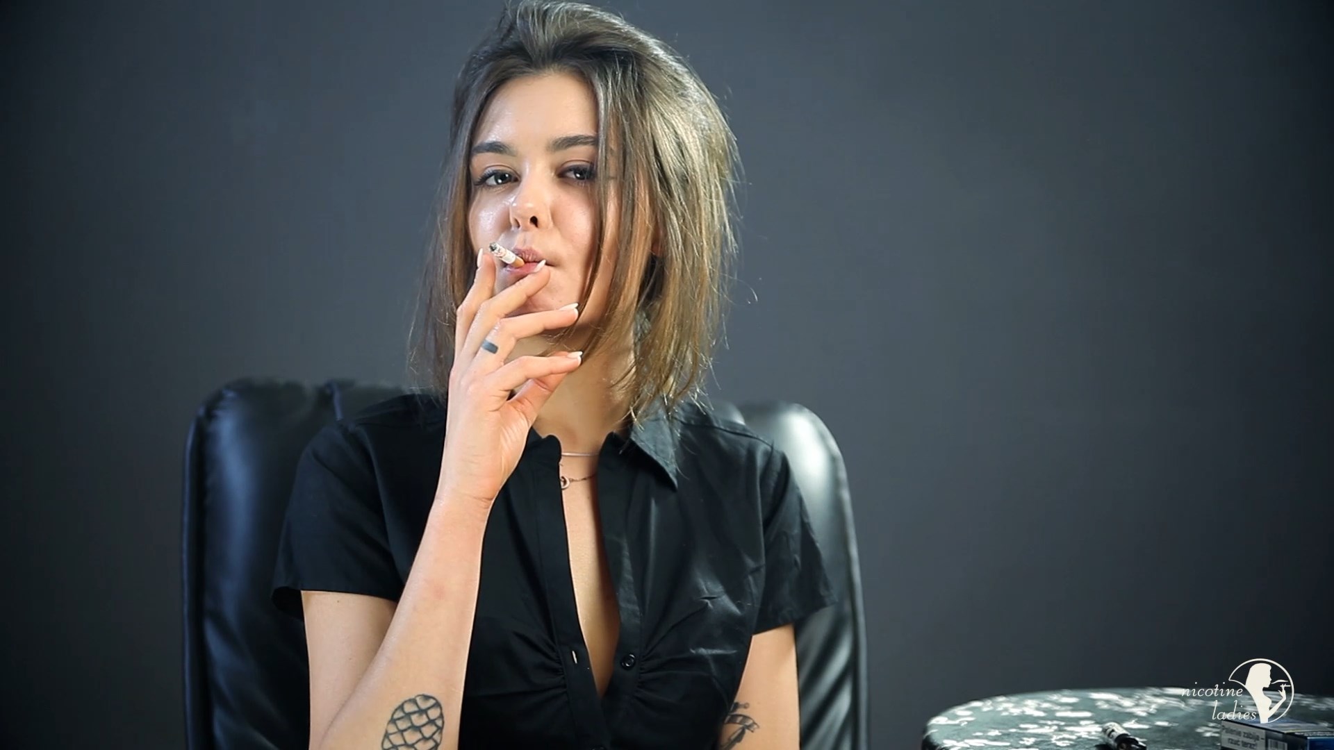 Natasha Nicotine Addicted Lady