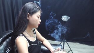 Chinese Girl Smoking Interview 5