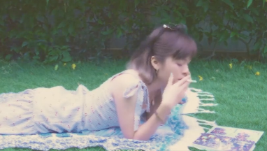 90’s Video Tape Asian Teen Smoking Cigarettes