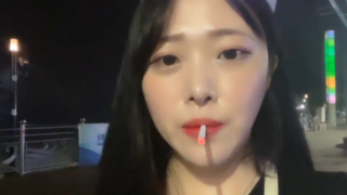 Addicted Korean Petite Smoking #3
