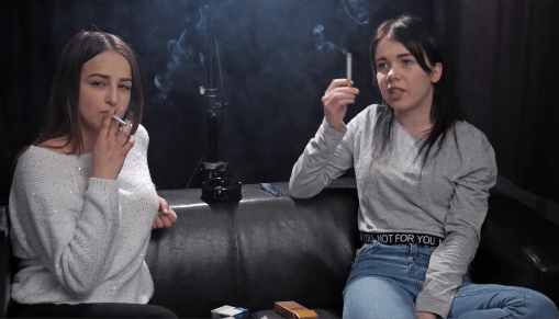 Alina and Tanya RussianSmokers