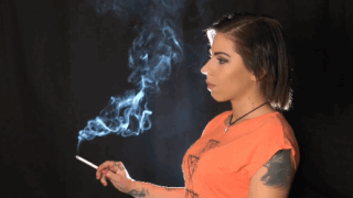 Artemis Smoking Abbie Cat Studio #3