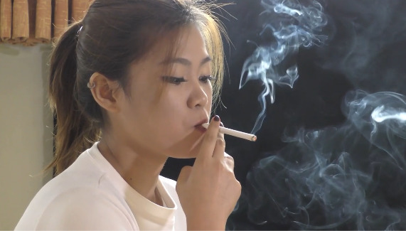 Asian Elegance Smoking Fetish #19