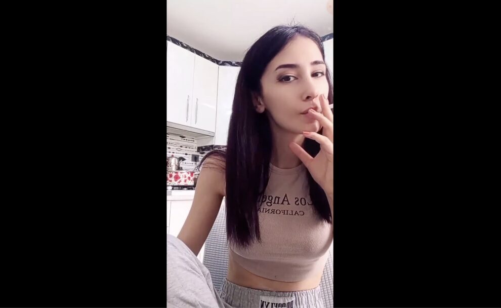 Sweet Turkish Teen Smoking #4