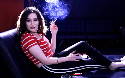 Bree Sexy Smoking Babysitter – USAsmokers