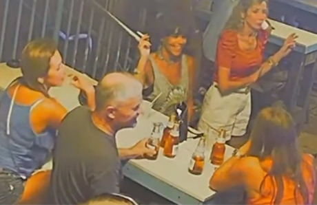 Candid Smoking Sexy Woman Gathering