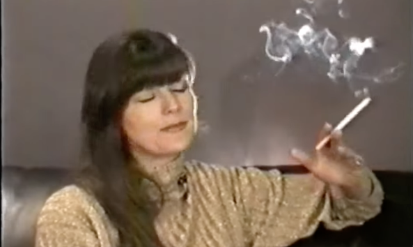Mature chain smoker interview – Smoking woman