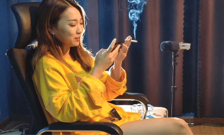 Chinese Gamer Smoking Chimney