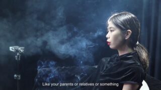 Chinese Girl Smoking Interview 7