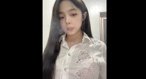Chinese Teen Smoking Fetish #3