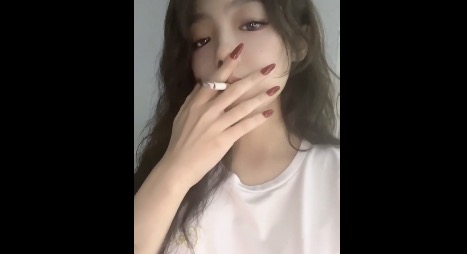 Chinese Teen Smoking Fetish #5
