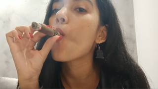 Cigar Smoking – Angie