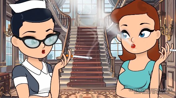 Cigarette Smoking Makeover – Smoking Fetish Cartoon