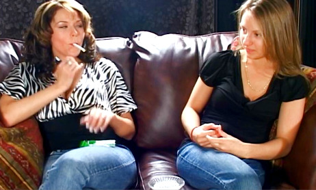Courtney presents her Smoking Trainee Missy
