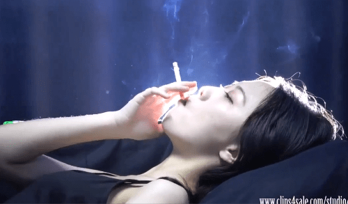 Deep Smoking Relaxation after work