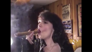 Denise Smoking a Fat Stogie (NO AUDIO)