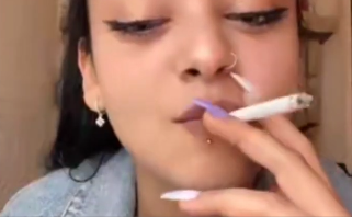 Elif beautiful Turkish smoker girl #2