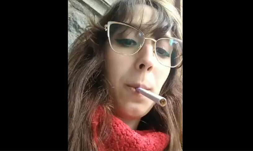 GoddessOfSmoke Outside Smoking