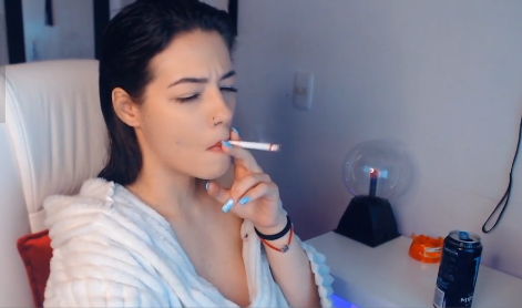 Hathorwarri0r Smoking Camgirl #1