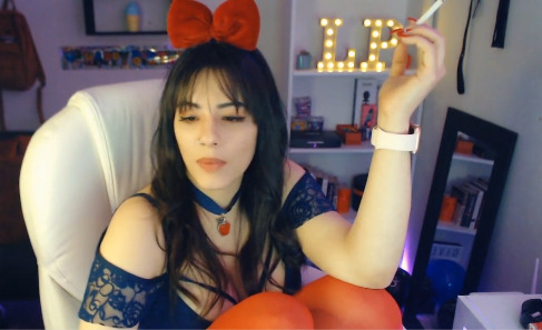 Hathorwarri0r Smoking Camgirl #9