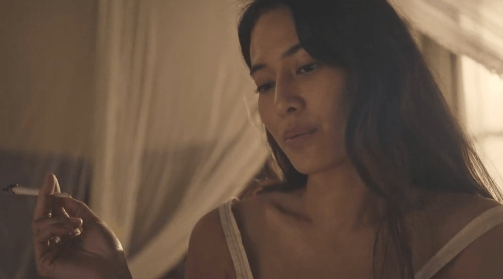 Indonesian Actress smoking cigarette compilation