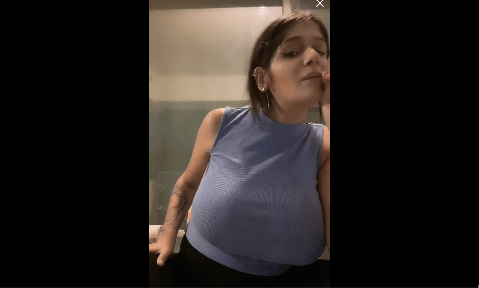 Julia Tica is pregnant but still smoking