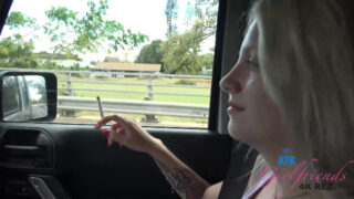 Kate Bloom Smoking in the car – ATK Girlfriends