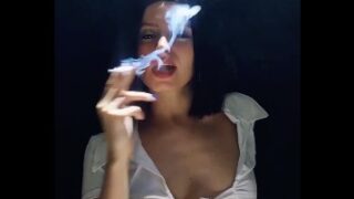 Kazy_asmr Sexy Teen Smoking