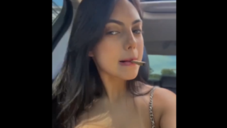Malika Khan smoking and having sex in car