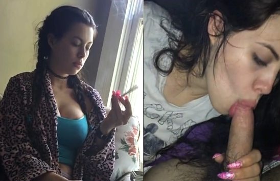 Melissa Roberts Smoking Fetish and Blowjob Compilation