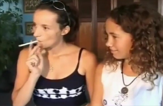 Mom influencing Daughter to Smoke intentionally