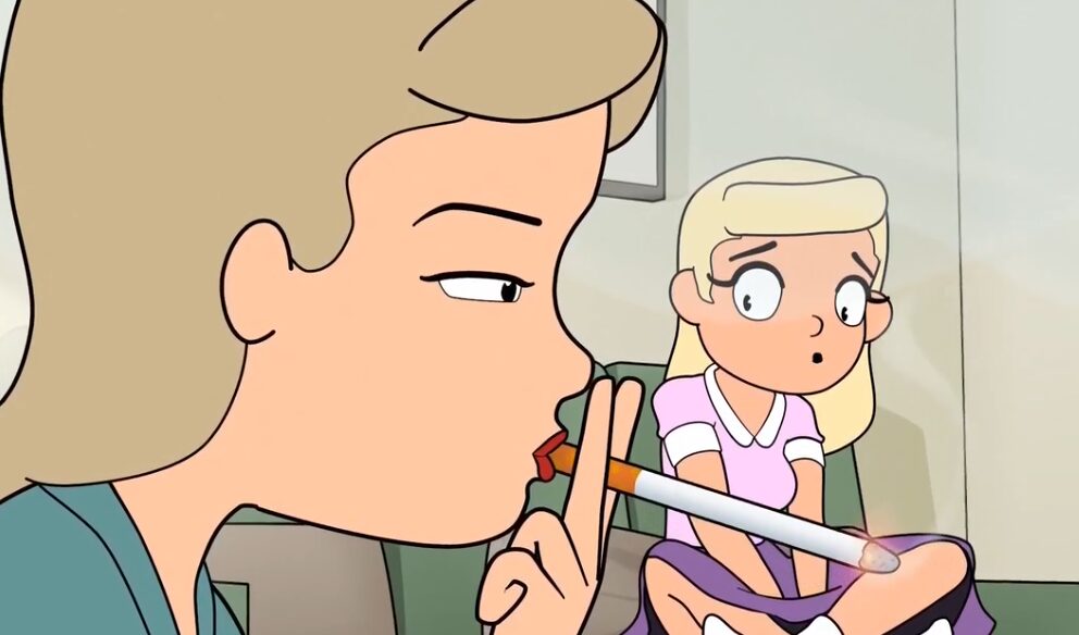 Mommy Smoking – Smoking Fetish Cartoon