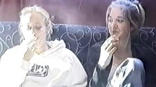 Noemie Smoking Races with Friends