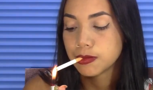 Nothing sexier than a teen girl a dangling a cigarette