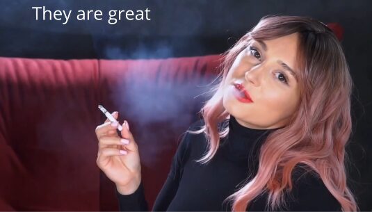 OnlyYana Red Lips Pink Hair