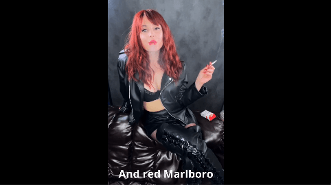 Red hair and Red Marlboro – OnlyYana