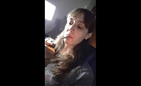 See me take puffs and exhale my smoke right near you as I change angles – GoddessOfSmoke