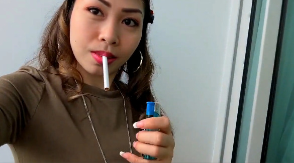 Petite Asian Smoking Compilation (Shany Zang)