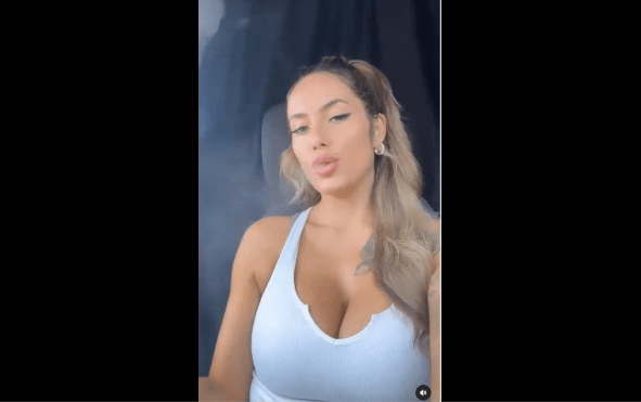 Sian Smoking Busty Addicted Babe #1
