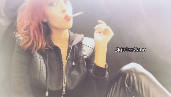 Skittlez Cano Leather Jacket Smoking