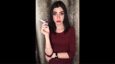 Smoking Gangsta Anastasia Smoking Fetish #3