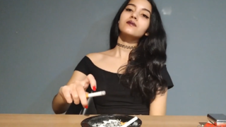 Smoking my cigarette – Angie