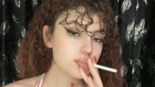 So hot and beautiful turkish smoker girl smoking
