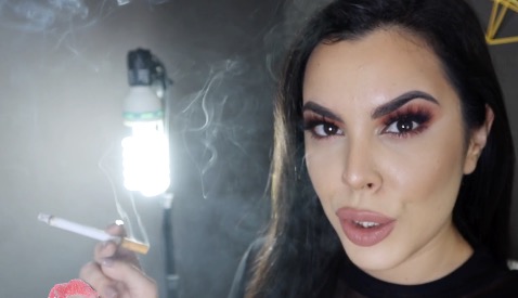 Speed Smoking with tits tease – Sweet Maria