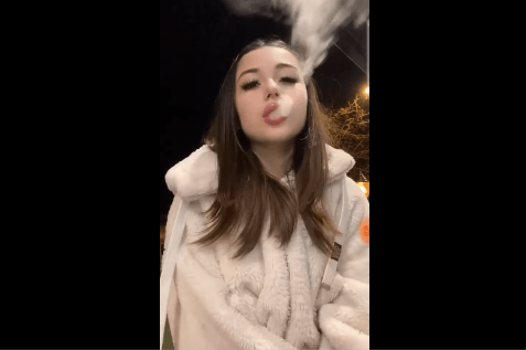 Sweet Turkish Teen Smoking #2