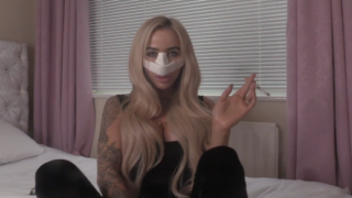 Teleela Bimbo with Fake Tits Smoker #5