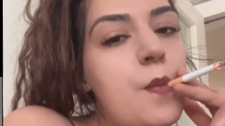 Turkish pretty beautiful smoker girl smoking
