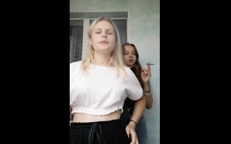 Two Teens Proud of their smoking habit