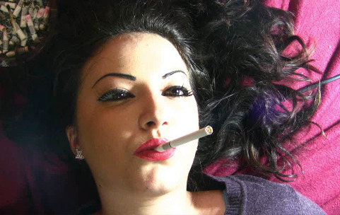 Alexxxya – blowing smoke into your face