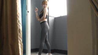 Lou in gym outfit – Asian Elegance